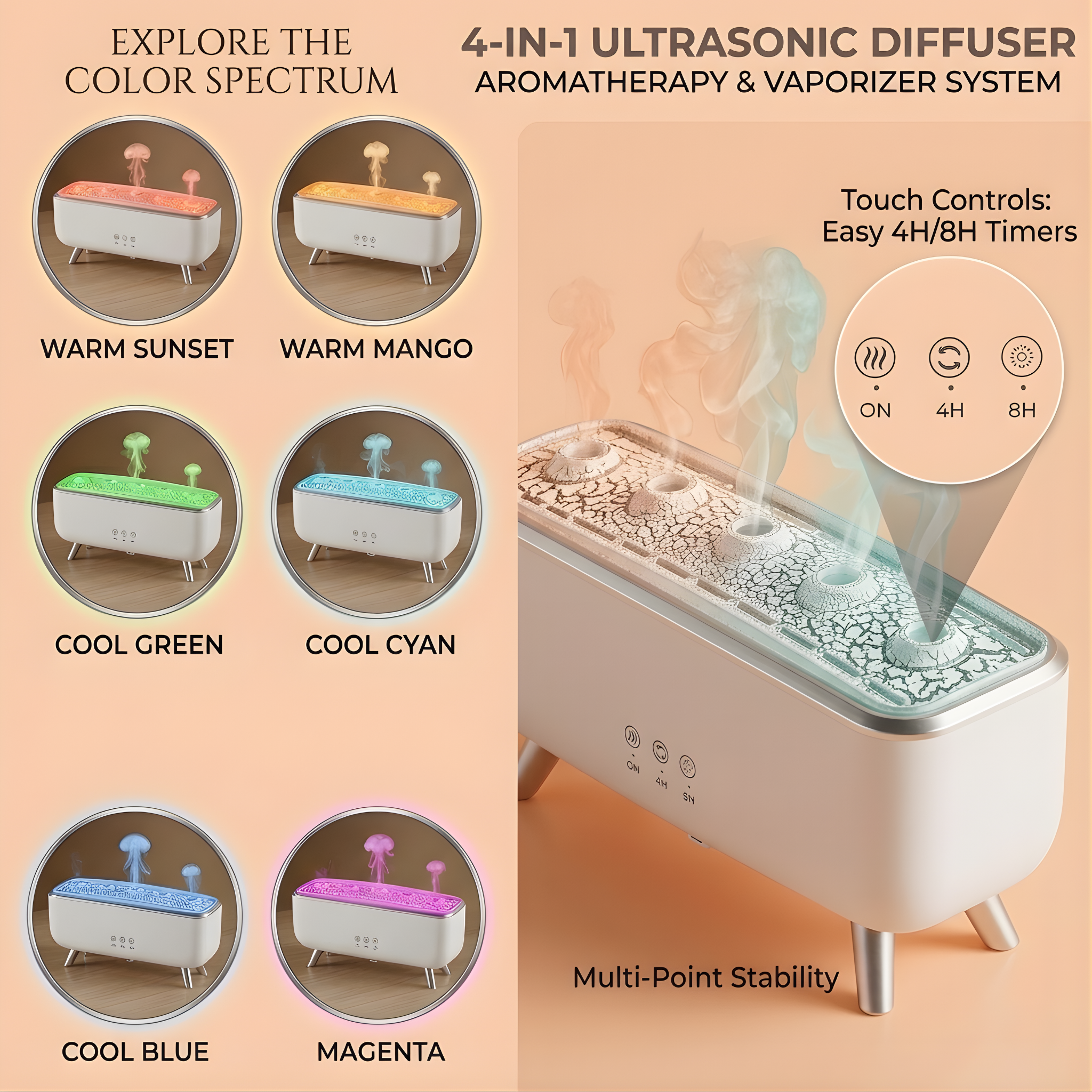 Dynamic Jellyfish Air Humidifier